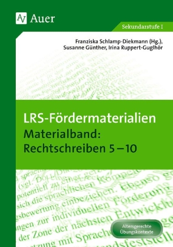 Buchcover und Innenansicht für das Buch: LRS-Fördermaterialien 2