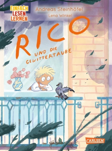 Buchcover und Innenansicht für das Buch: Rico und die Gewittertaube
