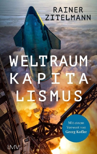 Buchcover und Innenansicht für das Buch: Weltraumkapitalismus