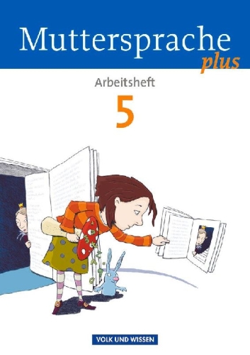 Buchcover und Innenansicht für das Buch: Muttersprache plus 5. Schuljahr. Arbeitsheft