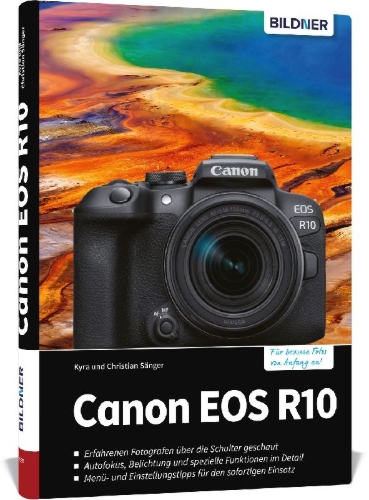 Buchcover und Innenansicht für das Buch: Canon EOS R10