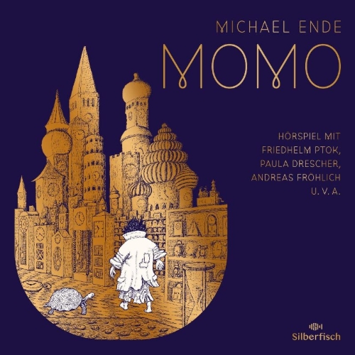Buchcover und Innenansicht für das Buch: Momo - Das Hörspiel (Jubiläum)