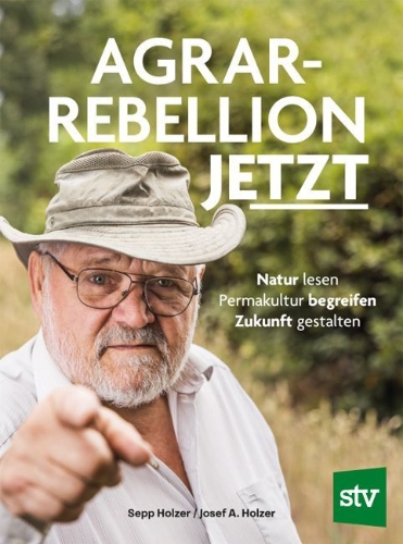 Buchcover und Innenansicht für das Buch: Agrar-Rebellion Jetzt