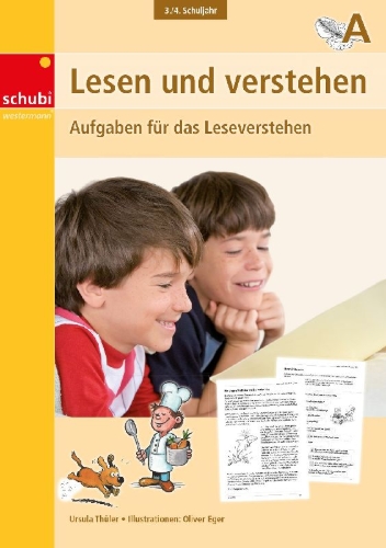 Buchcover und Innenansicht für das Buch: Lesen und verstehen, 3./4. Schuljahr A