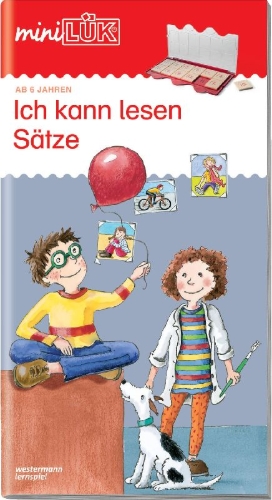 Buchcover und Innenansicht für das Buch: miniLÜK. Sätze: Ich kann lesen