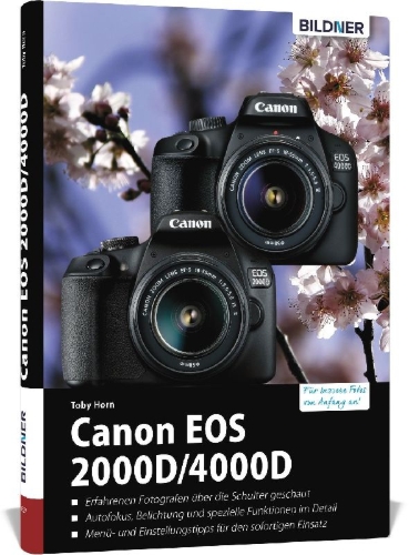 Buchcover und Innenansicht für das Buch: Canon EOS 2000D/4000D - Für bessere Fotos von Anfang an