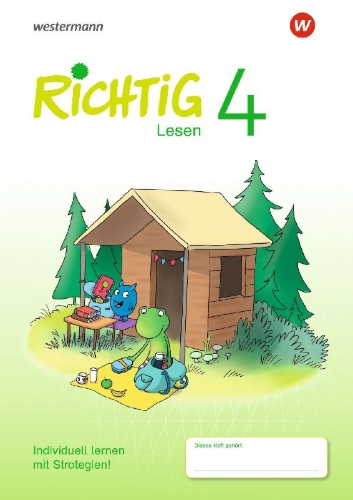 Buchcover und Innenansicht für das Buch: RICHTIG Lesen 4. Lesen Übungsheft
