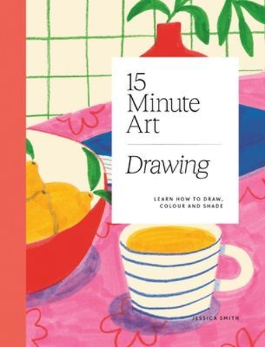 Buchcover und Innenansicht für das Buch: 15-minute Art Drawing