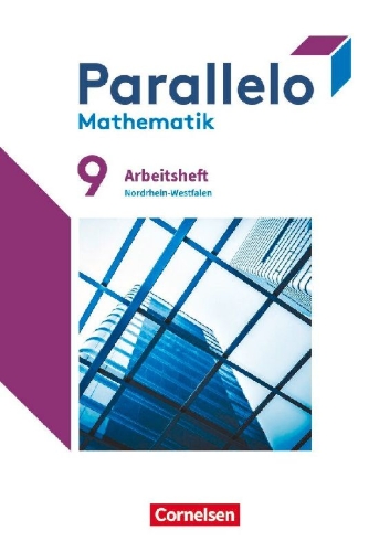 Buchcover und Innenansicht für das Buch: Parallelo 9. Schuljahr. Nordrhein-Westfalen - Arbeitsheft mit Lösungen