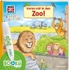 Buchcover und Innenansicht für das Buch: BOOKii® WAS IST WAS Kindergarten Komm mit in den Zoo