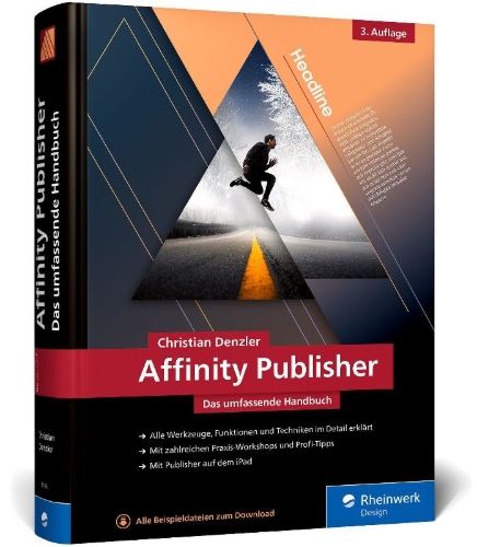 Buchcover und Innenansicht für das Buch: Affinity Publisher