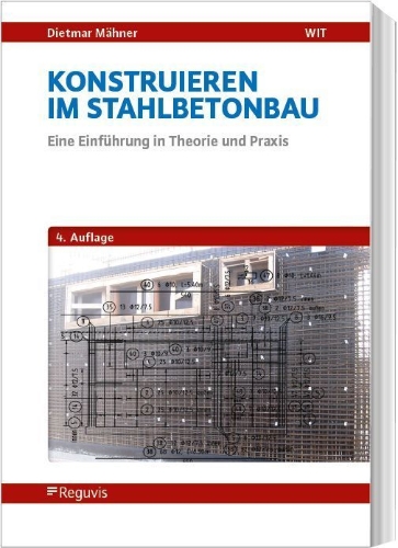 Buchcover und Innenansicht für das Buch: Konstruieren im Stahlbetonbau