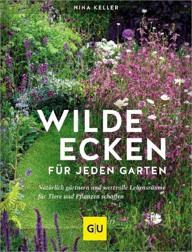 Buchcover und Innenansicht für das Buch: Wilde Ecken für jeden Garten