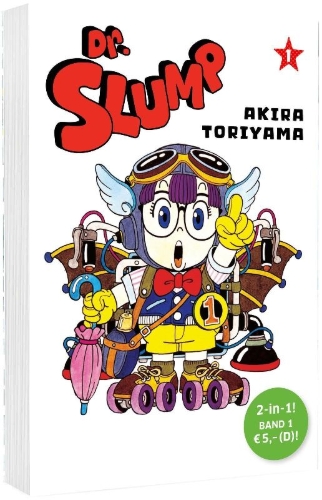 Buchcover und Innenansicht für das Buch: Dr. Slump