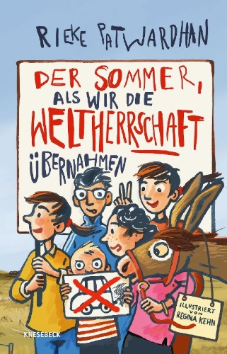Buchcover und Innenansicht für das Buch: Der Sommer, als wir die Weltherrschaft übernahmen