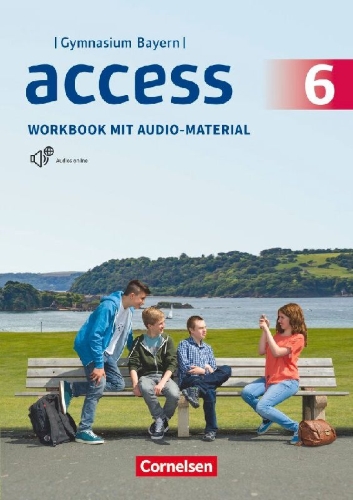 Buchcover und Innenansicht für das Buch: Access - Bayern 6. Jahrgangsstufe - Workbook mit Audios online