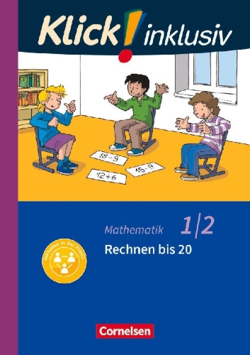 Buchcover und Innenansicht für das Buch: Klick! inklusiv 1./2. Schuljahr - Grundschule / Förderschule - Mathematik - Rechnen bis 20