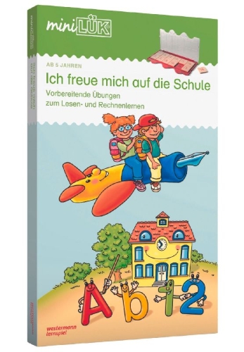 Buchcover und Innenansicht für das Buch: MiniLÜK Ich freue mich auf die Schule