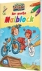 Buchcover und Innenansicht für das Buch: SUPERBIKES Der große Malblock