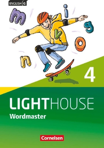 Buchcover und Innenansicht für das Buch: English G LIGHTHOUSE 04: 8. Schuljahr. Wordmaster mit Lösungen