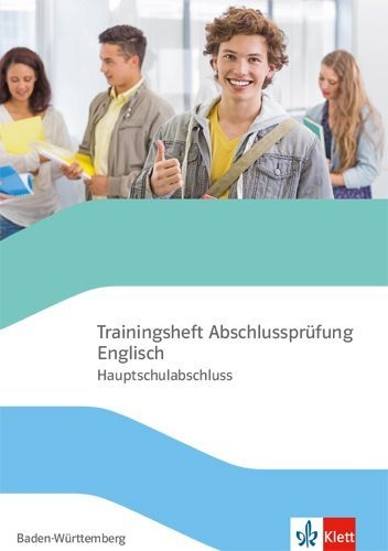 Buchcover und Innenansicht für das Buch: Trainingsheft Hauptschulabschlussprüfung Englisch. Hauptschule Baden-Württemberg