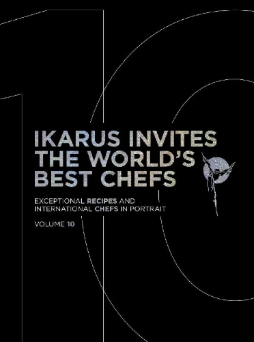 Buchcover und Innenansicht für das Buch: Ikarus Invites The World's Best Chefs