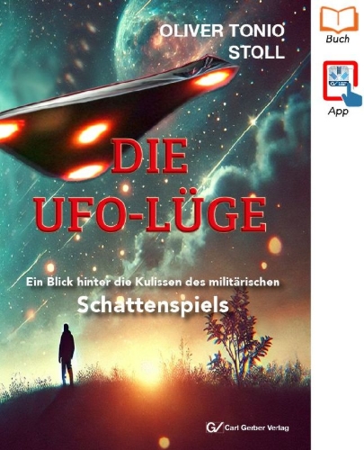Buchcover und Innenansicht für das Buch: DIE UFO-LÜGE