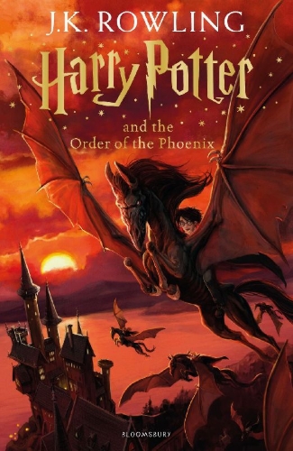 Buchcover und Innenansicht für das Buch: Harry Potter 5 and the Order of the Phoenix