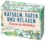 Buchcover und Innenansicht für das Buch: Rätsel, Raten und Relaxen