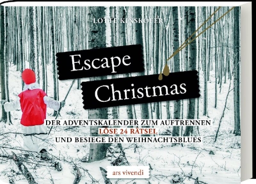 Buchcover und Innenansicht für das Buch: Escape Christmas - Adventskalender