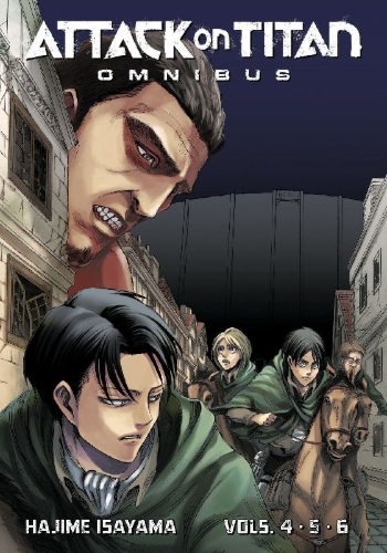Buchcover und Innenansicht für das Buch: Attack on Titan Omnibus 2 (Vol. 4-6)