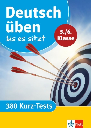 Buchcover und Innenansicht für das Buch: Deutsch üben bis es sitzt 5./6. Klasse