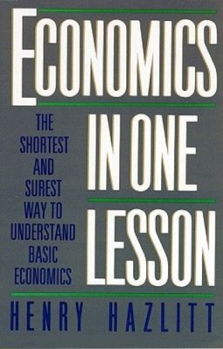 Buchcover und Innenansicht für das Buch: Economics in One Lesson: The Shortest and Surest Way to Understand Basic Economics