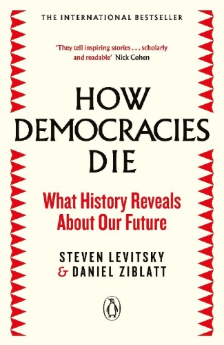 Buchcover und Innenansicht für das Buch: Wie Demokratien sterben