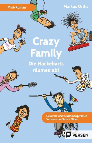 Buchcover und Innenansicht für das Buch: Crazy Family: Mini-Roman