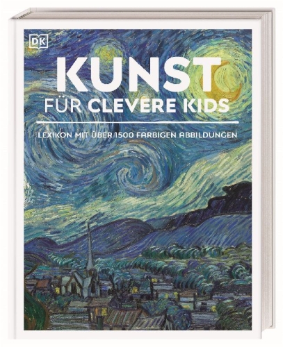 Buchcover und Innenansicht für das Buch: Wissen für clevere Kids. Kunst für clevere Kids
