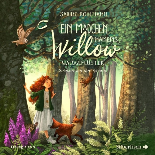 Buchcover und Innenansicht für das Buch: Ein Mädchen namens Willow 2: Waldgeflüster