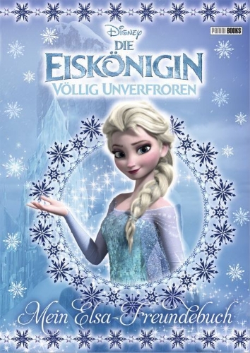 Buchcover und Innenansicht für das Buch: Disney Die Eiskönigin: Mein Elsa-Freundebuch