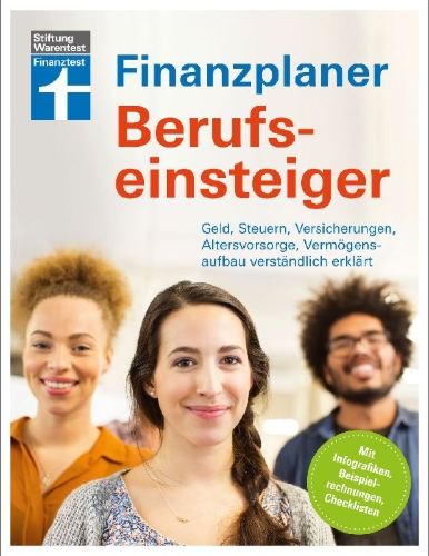Buchcover und Innenansicht für das Buch: Finanzplaner Berufseinsteiger
