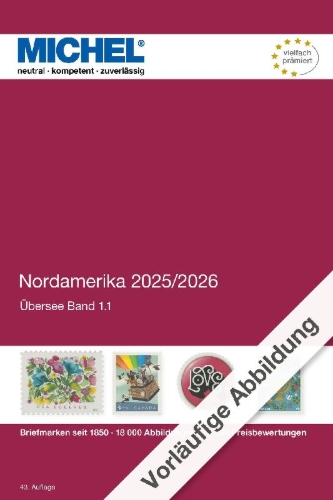 Buchcover und Innenansicht für das Buch: Nordamerika 2025/2026