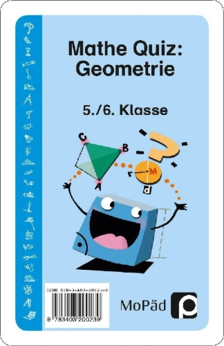 Buchcover und Innenansicht für das Buch: Mathe-Quiz: Geometrie