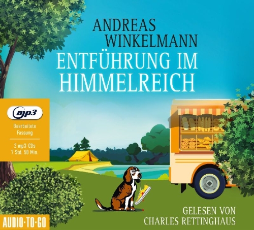 Buchcover und Innenansicht für das Buch: Entführung im Himmelreich