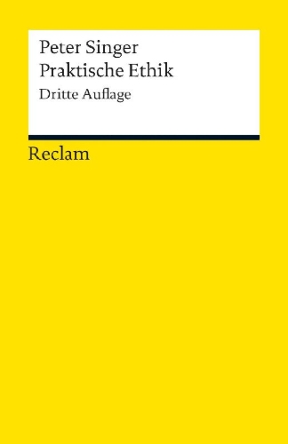 Buchcover und Innenansicht für das Buch: Praktische Ethik