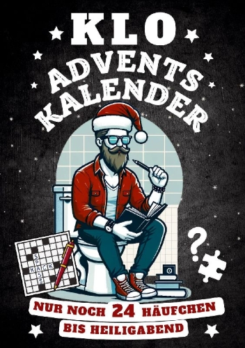 Buchcover und Innenansicht für das Buch: Klo Adventskalender
