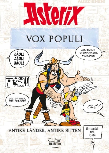Buchcover und Innenansicht für das Buch: Astérix - Les peuples antiques expliqués