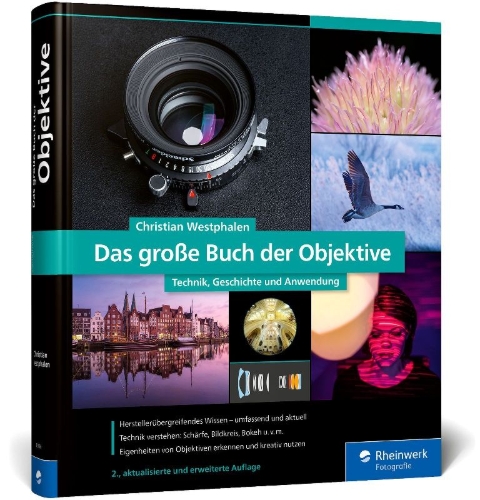 Buchcover und Innenansicht für das Buch: Das große Buch der Objektive