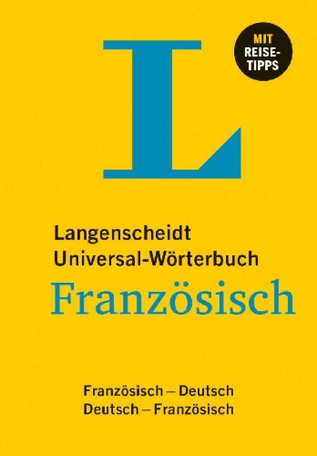 Buchcover und Innenansicht für das Buch: Langenscheidt Universal-Wörterbuch Französisch
