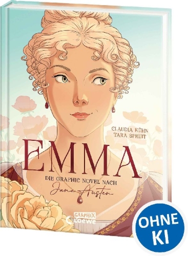 Buchcover und Innenansicht für das Buch: Emma - Die Graphic Novel nach Jane Austen