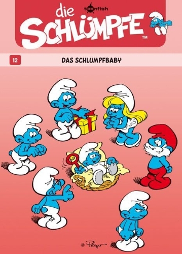 Buchcover und Innenansicht für das Buch: Les Schtroumpfs