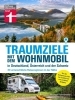 Buchcover und Innenansicht für das Buch: Traumziele mit dem Wohnmobil in Deutschland, Österreich und der Schweiz